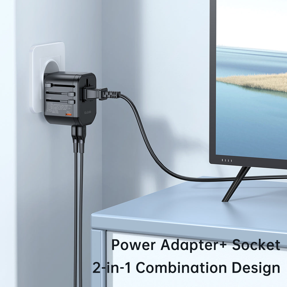 MCDODO G1 Series CP-3471 20W Global Travel Power Socket Universal Conversion Adapter MCDODO G1 Series CP-3471 20W Global Travel Power Socket Universal Conversion Adapter